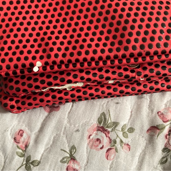 NWT Kimchi Blue Red Polka Dot Bag *see pics - Picture 6 of 11